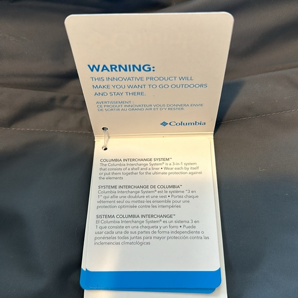 NWT Men’s Columbia Eagle Air Interchange Jacket - S - Picture 7 of 9